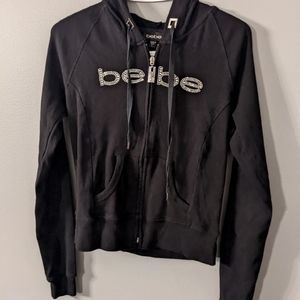 Bebe Logo hoodie jacket